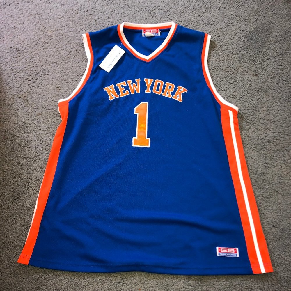 New EB Sports New York Large Basketball Jersey